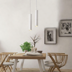 Lámpara colgante para riel monofásico aluminio blanco Ø5.5x63 cm GU10 - KOLC0008
