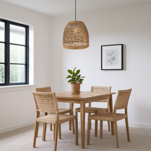 Cargar imagen en el visor de la galería, Lámpara colgante fibra natural Ø33x37 cm E27 - BRLC0058
