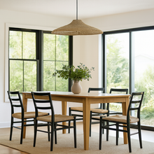 Cargar imagen en el visor de la galería, Lámpara colgante ratán natural 60x15 cm E27 - BRLC0057
