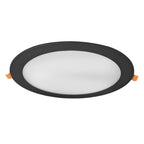 Foco embutido ultra plano negro LED Ø 22,5 18W - BEFO0035