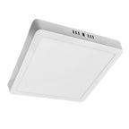 Plafón aluminio blanco  20,5x20,5 cm LED 18W - BEPL0007