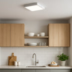 Plafón aluminio blanco 28x28 cm LED 24W - BEPL0008