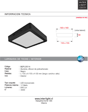 Cargar imagen en el visor de la galería, Plafón aluminio negro  15,5 x 15,5 cm LED 12W - BEPL0014
