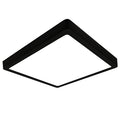 Plafón aluminio negro 28x28 cm LED 24W - BEPL0016