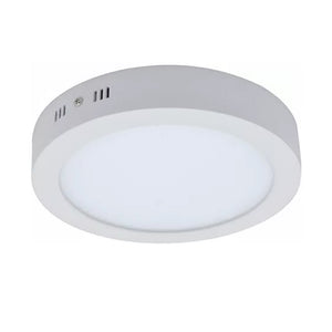 Plafón aluminio blanco Ø 28,5 cm luz fría LED 24W - BEPL0019