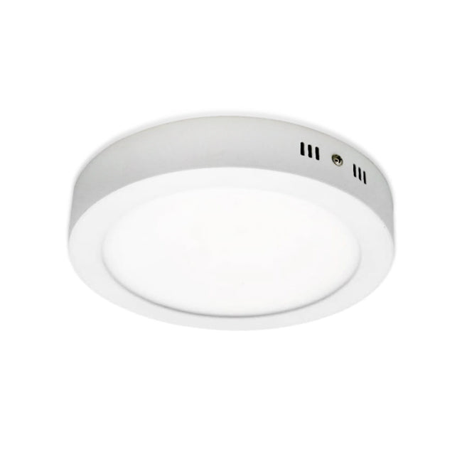 Plafón aluminio blanco Ø22 cm 6500K LED 18W - BEPL0021