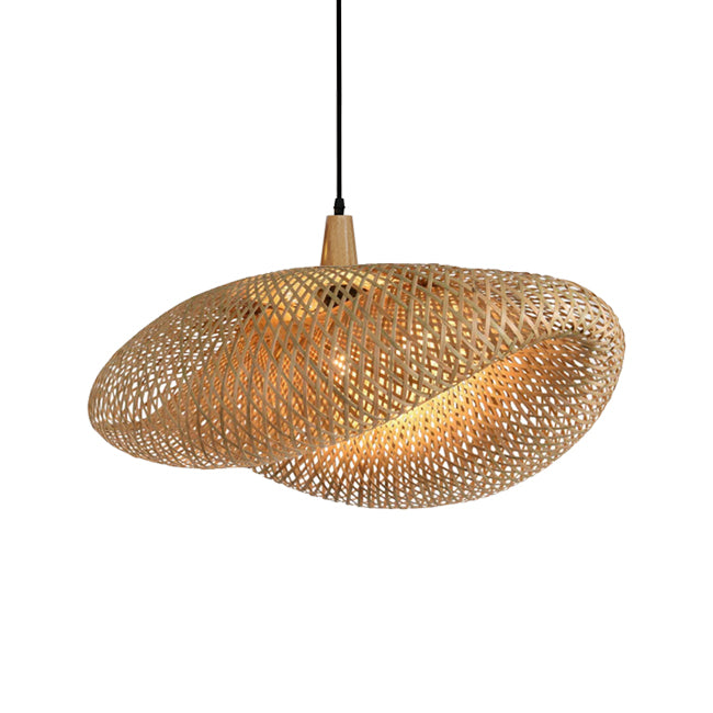 Lámpara colgante natural ratán 50 cm E27 - TOLC0017