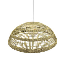 Cargar imagen en el visor de la galería, Lámpara colgante Fibra natural 59x28 cm E27 - BRLC0062
