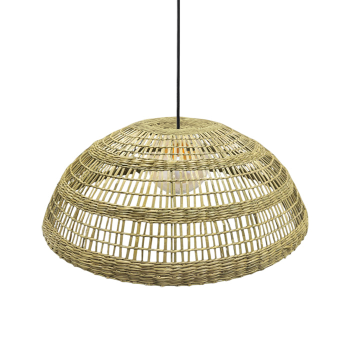 Lámpara colgante Fibra natural 59x28 cm E27 - BRLC0062