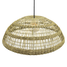 Cargar imagen en el visor de la galería, Lámpara colgante fibra natural 79x31 cm E27 - BRLC0064
