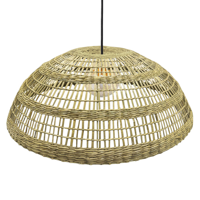 Lámpara colgante fibra natural 79x31 cm E27 - BRLC0064