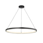 Lámpara colgante aluminio negro aro Ø 60 cm LED 35W - BYLC0001