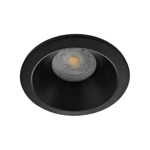 Foco embutido retraído aluminio negro exterior IP65 Ø8,5 cm GU10 - CEFO0007