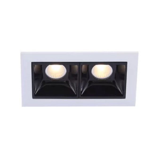 Foco mini embutido metal blanco 7,5x4,5cm LED  4W - CEFO0009