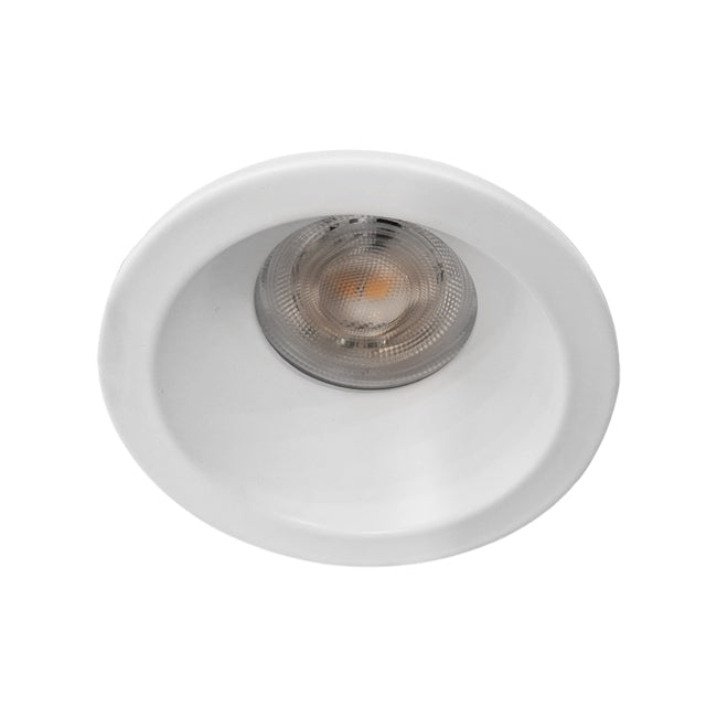 Foco embutido retraído aluminio blanco exterior IP65 Ø8,5 cm GU10 - CEFO0020