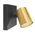 Foco sobrepuesto muro o techo aluminio negro bronce GU10 50W - CEFO0021