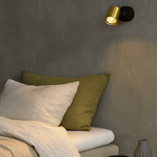 Cargar imagen en el visor de la galería, Foco sobrepuesto muro o techo aluminio negro bronce GU10 - CEFO0022
