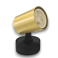 Cargar imagen en el visor de la galería, Foco sobrepuesto muro o techo aluminio negro bronce GU10 - CEFO0022
