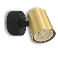 Cargar imagen en el visor de la galería, Foco sobrepuesto muro o techo aluminio negro bronce GU10 - CEFO0022
