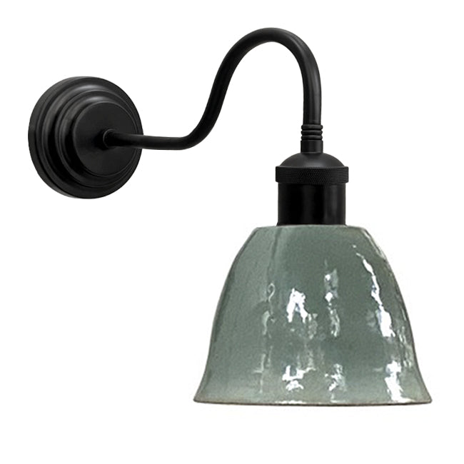 Apliqué  cerámica gres verde E27 - A pedido - CKAP0002