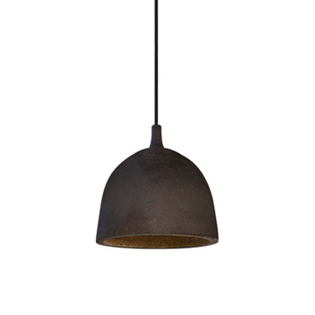 Lámpara colgante greda negra gres cerámica gres Ø19x20 cm E27 - A pedido