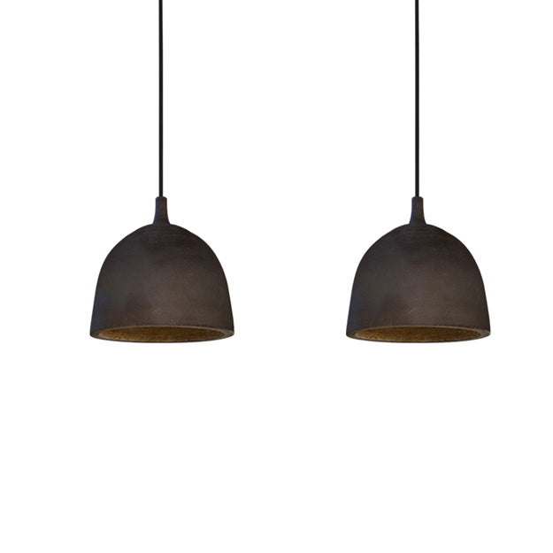 Lámpara colgante cerámica gres 2 luces E27 - A pedido - CKLC0033