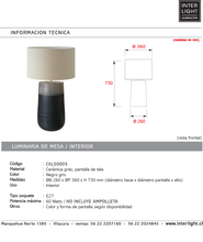 Cargar imagen en el visor de la galería, Lámpara sobremesa cerámica gres E27 - CKLS0005 A pedido
