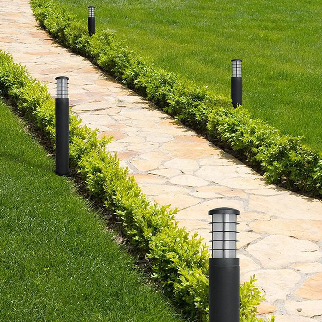 Farol metal exterior negro LED 6W 3000K IP65 - CLFA0002
