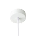Baldequín metal blanco redondo Ø8x3 cm 1 luz - CXBD0003