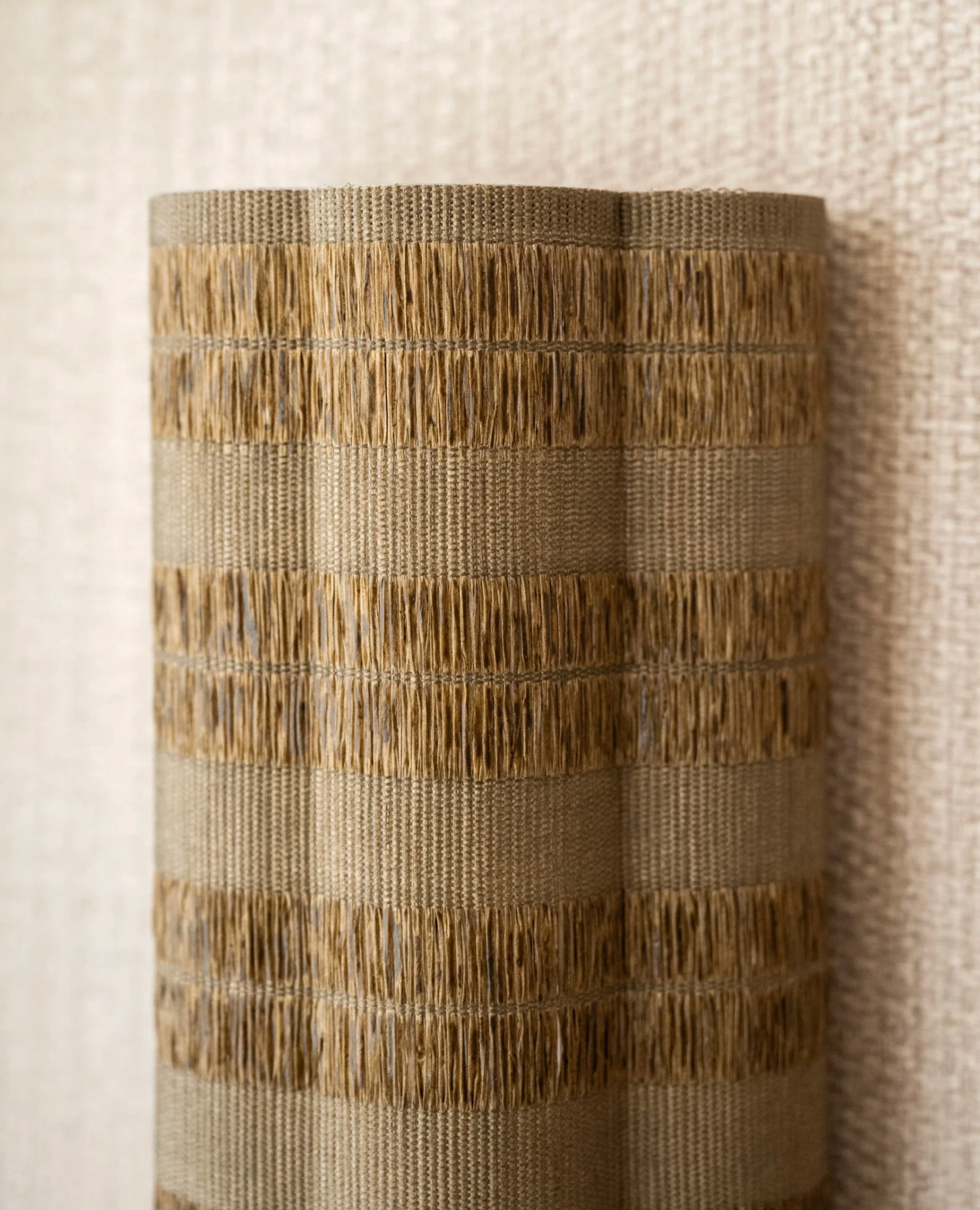 Lámpara de pared textil  verde oliva oscuro 15x10x30 cm E27 - LLAP0091