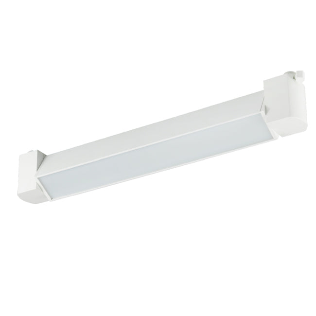 Foco riel aluminio blanco opaco 33,3x3,5x5,5 cm LED 20W - DEFO0001