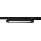 Foco riel monofásico aluminio negro opaco 47,5x4,5 cm LED 20W - DEFO0002