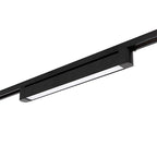 Foco riel monofásico aluminio negro opaco 47,5x4,5 cm LED 20W - DEFO0002