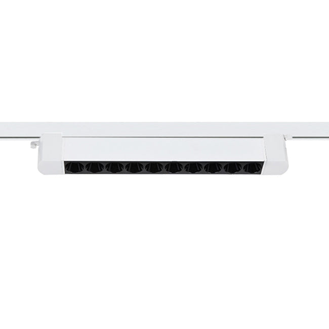 Foco riel monofásico aluminio Blanco Punto de luz 47,5x4,5 cm LED 20W - DEFO0003