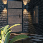 Apliqué negro bidireccional interior/exterior 2 luces GU10 - DLAP0004