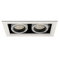 Foco embutido puzzle blanco basculante 2 luces GU10 - DLFO0003