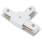 Unión tipo T para riel monofásico blanco - DWCO0006