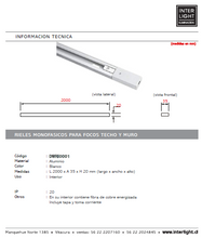 Cargar imagen en el visor de la galería, Kit blanco riel monofásico 1 m + 3 focos con ampolletas GU10 - KOFO0006
