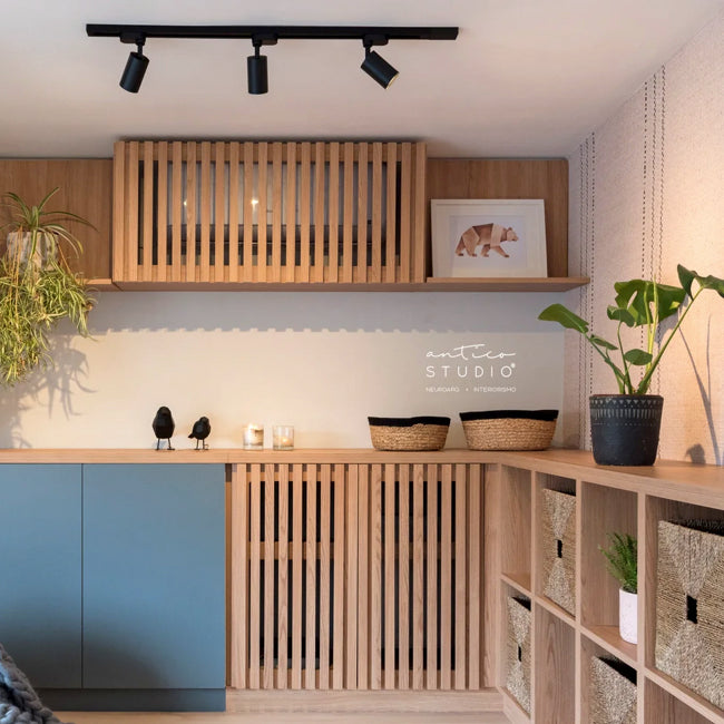 Riel monofásico negro 1 MT - DWRI0002