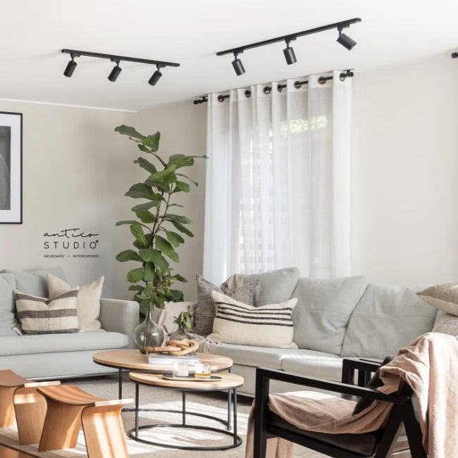 Riel monofásico negro 1 MT - DWRI0002