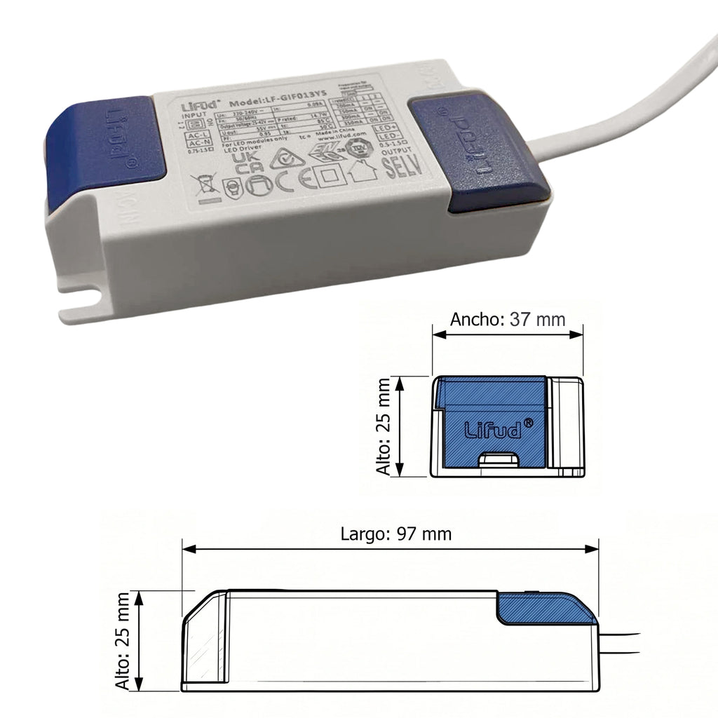 Foco embutido fijo blanco LED 10W - EVFO0020