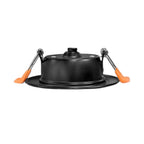 Foco embutido negro dimeable 6W - EVFO0061