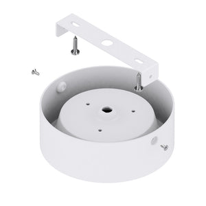 Foco sobrepuesto aluminio blanco interior Ø12x4,5 cm LED 10W - EVPL0007