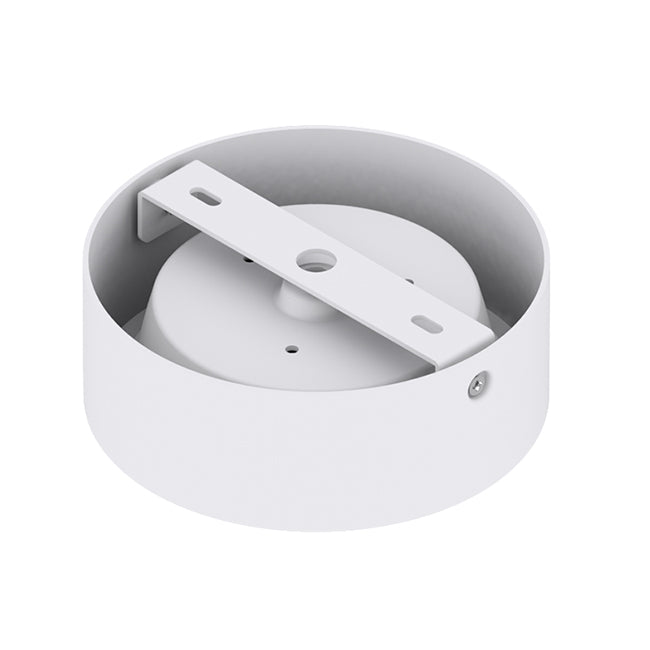 Foco sobrepuesto aluminio blanco interior Ø12x4,5 cm LED 10W - EVPL0007