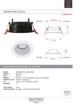 Cargar imagen en el visor de la galería, Foco retraído blanco Ø10,5 cm GU10 - EVTA0001 + EVFO0040
