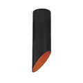 Foco sobrepuesto negro interior naranjo LED 13W 3000K-  FLFO0001