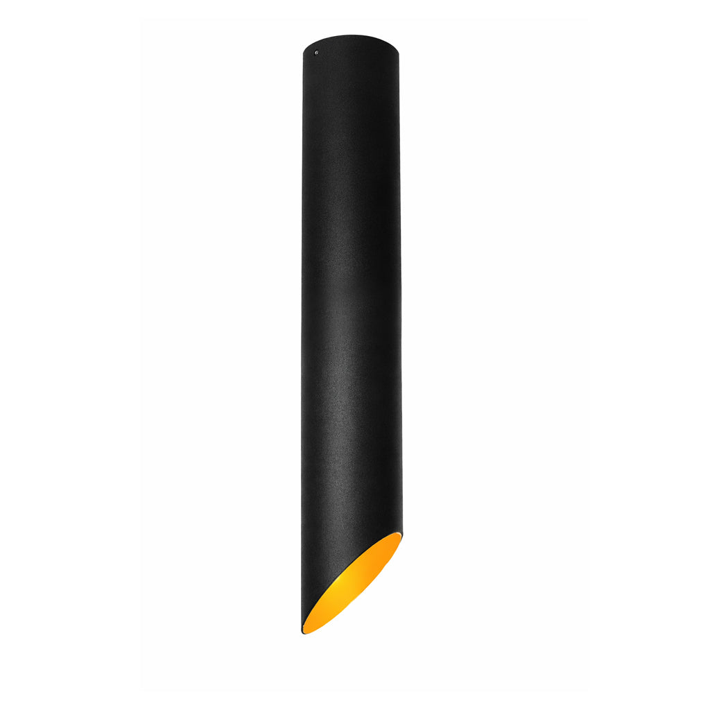 Foco sobrepuesto negro interior dorado LED 13W - FLFO0002