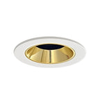 Foco embutido retraído metal blanco interior dorado Ø 7,2 cm LED 9.3W - FLFO0023