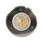 Foco embutido policarbonato y acero inoxidable plata Ø8x12 cm GU10 - GLFO0019