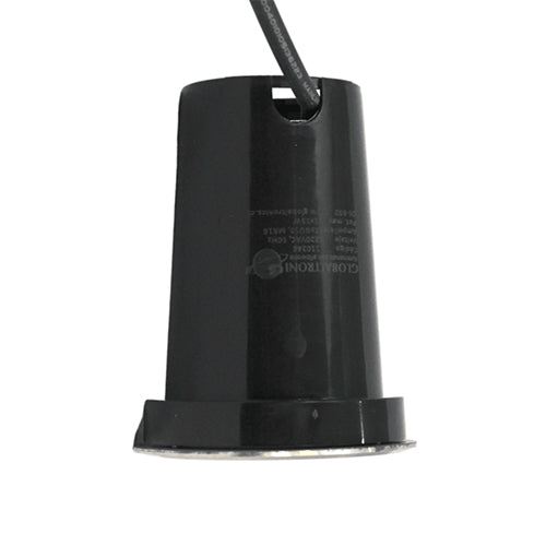 Foco embutido policarbonato y acero inoxidable plata Ø8x12 cm GU10 - GLFO0019